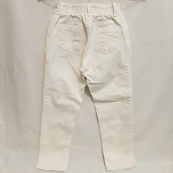 2️⃣9️⃣/4️⃣ Old Navy off white sparkling corduroy jeans - Picture 2 of 4